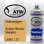 Preview: Volkswagen, Sudan Brown Metallic, LK8V / Z1: 400ml Sprühdose, von ATW Autoteile West.